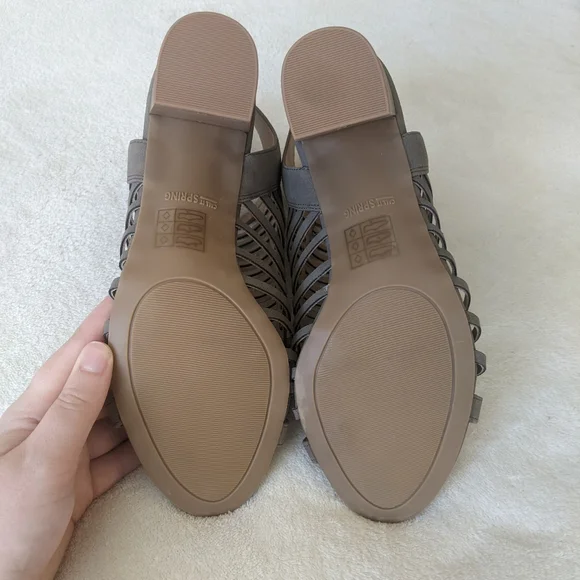 Call It Spring Open-Toe Boots - Picture 9 of 10